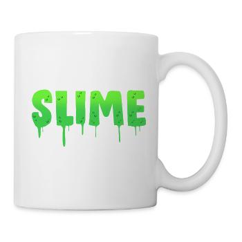 Schleimig Schleim Slime - Tasse - Weiß - Rechts