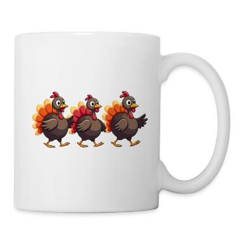 Thanksgiving Truthahn Baby - Tasse - Weiß - Rechts