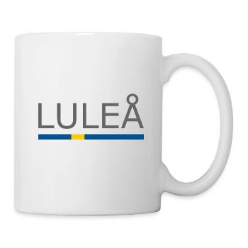 Drapeau de la Suède - Lulea - Sverige - Schweden - Mug blanc - blanc - Droite