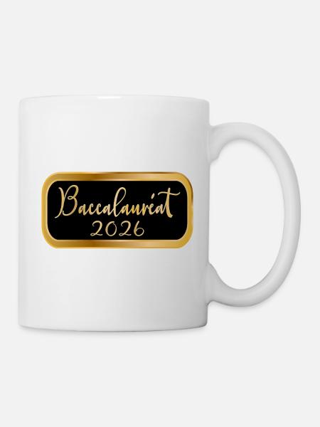 France Lycée Baccalauréat 2026 - Mug blanc - blanc