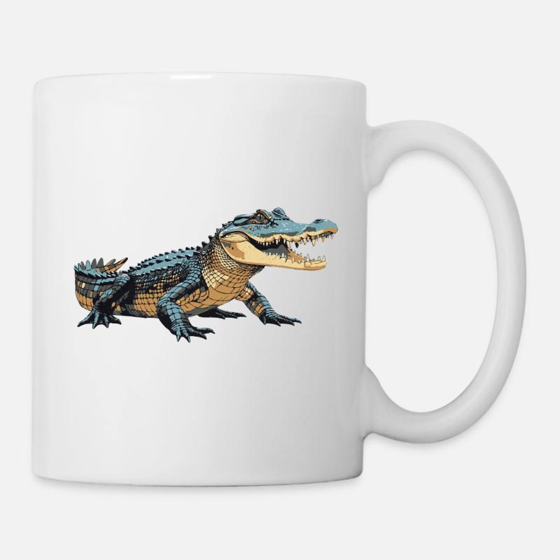 kroko3 - Tasse - Weiß