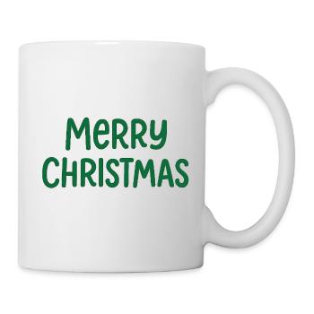 Merry Christmas Weihnachten - Tasse - Weiß - Rechts