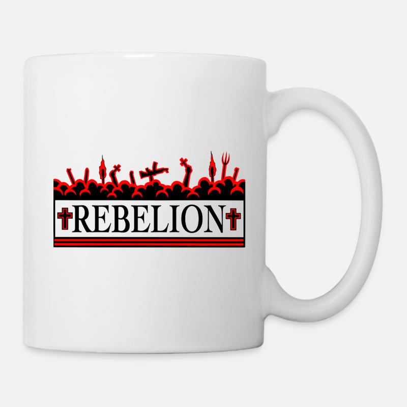 DIE REBELLION ROT. - Tasse - Weiß