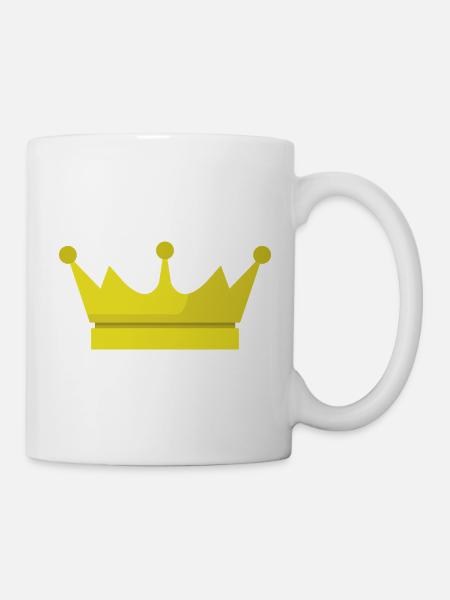 Krone - Tasse - Weiß