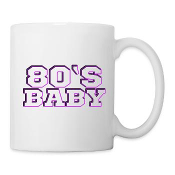 Années 80 - Mug blanc - blanc - Droite