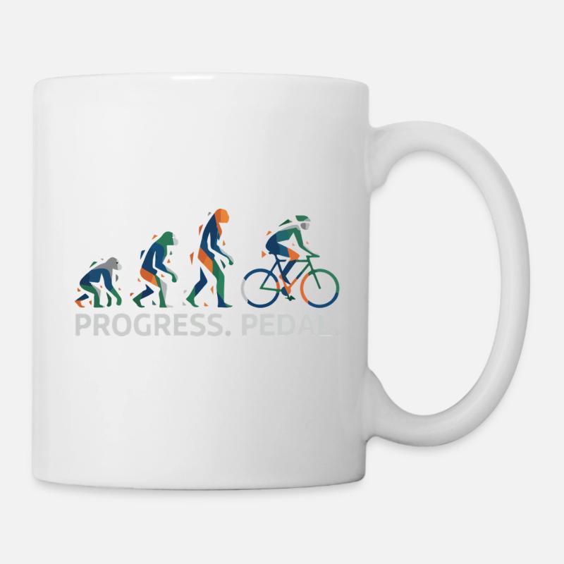 Entwicklung des Progress-Pedals - Tasse - Weiß