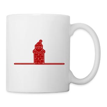 Père Noël Drôle Noël - Mug blanc - blanc - Droite