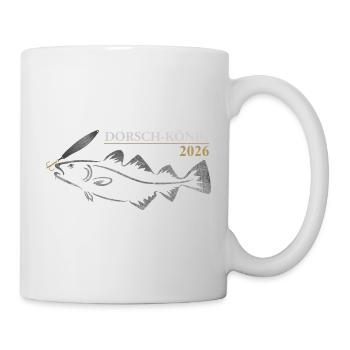 Dorschkönig 2026 - Tasse - Weiß - Rechts