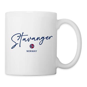 Stavanger - Norway Flag - Norge - Norwegen - Mug - white - Right