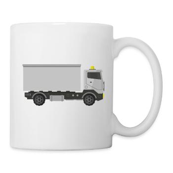 Frachtlieferwagen - Tasse - Weiß - Rechts