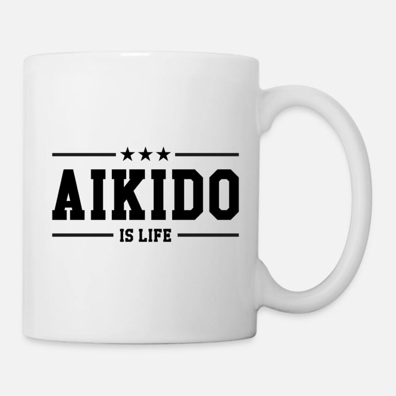 Aikido is life! - Mug - white