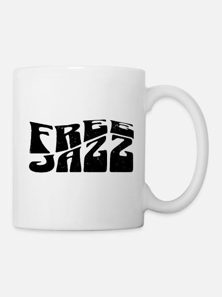 Free-Jazz-Logo - Tasse - Weiß