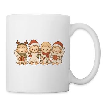 Angels for children, boys and girls, Christmases - Mug - white - Right