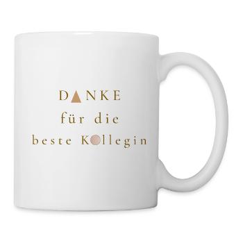 Merci pour le meilleur collègue - idée cadeau - Mug blanc - blanc - Droite