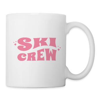Un crew de ski après ski disant - Mug blanc - blanc - Droite