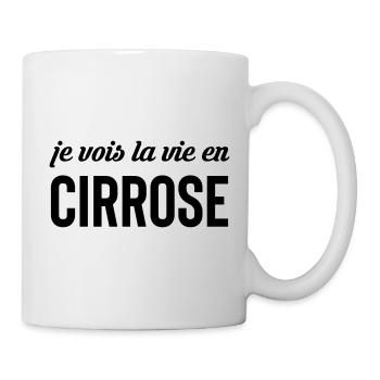 I see life in cirrosis - alcohol - Mug - white - Right