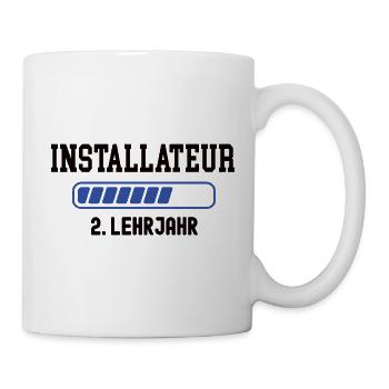Apprenticeship as a plumber 2nd year of apprenticeship as a plumber - Mug - white - Right