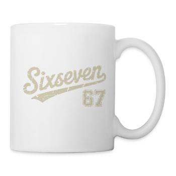 67 - T-shirt Funny Six Seven - Mug blanc - blanc - Droite