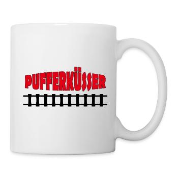 PUFFERKÜSSER - Mug blanc - blanc - Droite