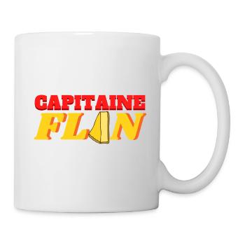 Capitaine Flan - Mug blanc - blanc - Droite