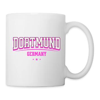 Dortmund Germany College Style Pink - Mug - white - Right
