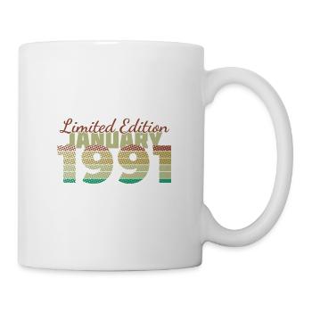 35e anniversaire Édition Limitée (SCR) 01/1991 - Mug blanc - blanc - Droite