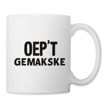Antwerpener Dialekt Hemden. - Tasse - Weiß - Rechts