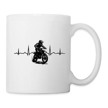 Motocross Liebe zum Anziehen - Tasse - Weiß - Rechts