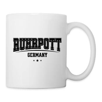 Ruhrpott Typo Outline Heimat Design - Mug - white - Right