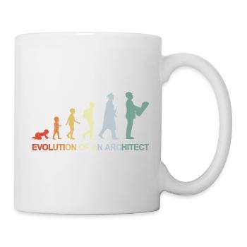 Le développement d’un architecte - Mug blanc - blanc - Droite