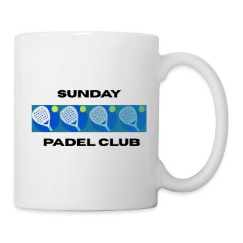 Sunday Padel Club - Tasse - Weiß - Rechts