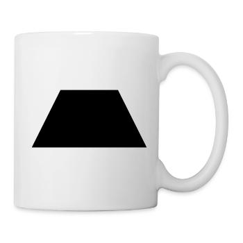 black trapezoid - Mug - white - Right