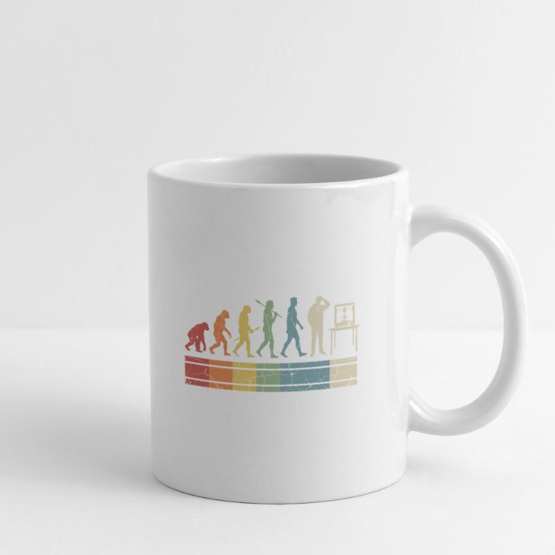 Évolution de l’impression 3D – Vintage Maker Design Mug blanc