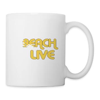BEACH LIVE - Tasse - Weiß - Rechts