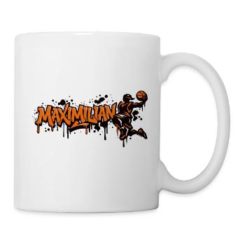 Maximilian Graffiti Dunk - Mug - white - Right