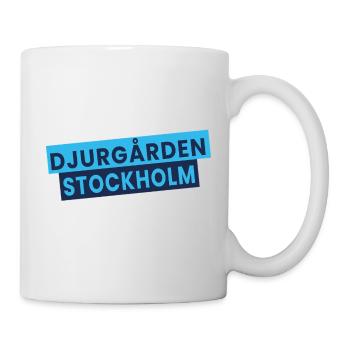 Djurgården Stockholm Textblock - Tasse - Weiß - Rechts