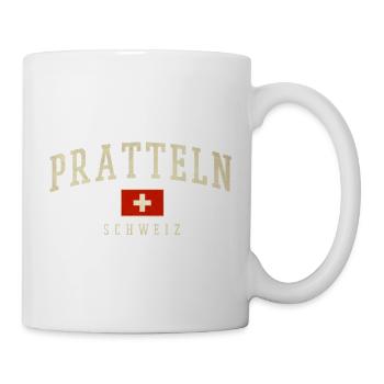 Pratteln Schweiz Emblem - Tasse - Weiß - Rechts