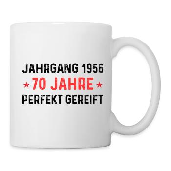 Millésime 1956 – 70 ans parfaitement maturé - Mug blanc - blanc - Droite