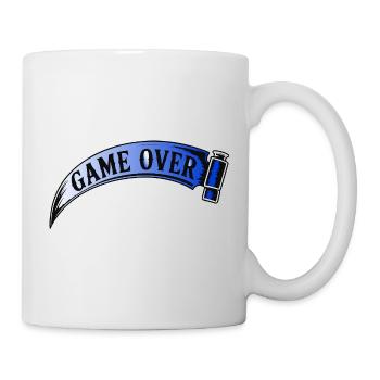 Game Over Bannière Retro Arcade - Mug blanc - blanc - Droite