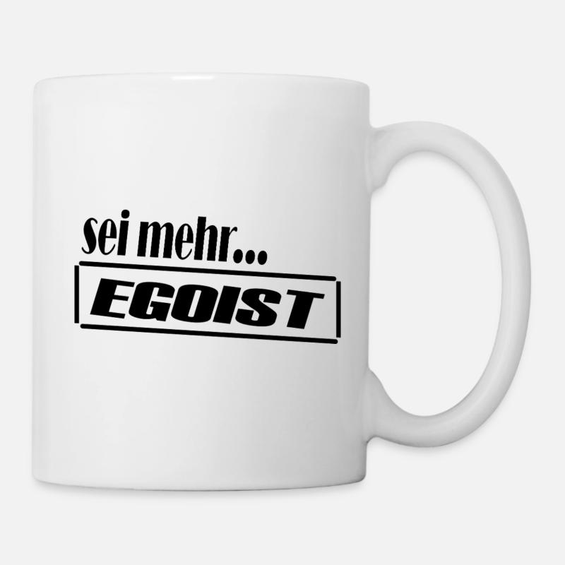 Égoïste / Regard clair - Mug blanc - blanc
