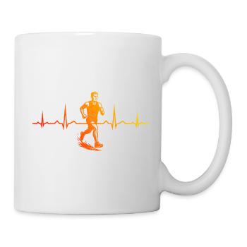 Running perfect for any race - Mug - white - Right