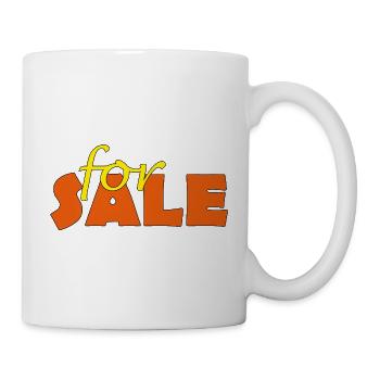 à vendre - Mug blanc - blanc - Droite