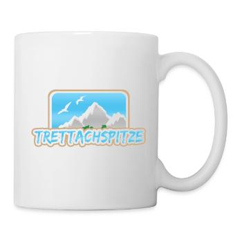 Trettachspitze als Berg - Tasse - Weiß - Rechts