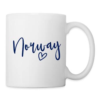 Norway Heart Women's Love Norway - Mug - white - Right