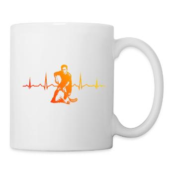 Un design intemporel de floorball simple - Mug blanc - blanc - Droite