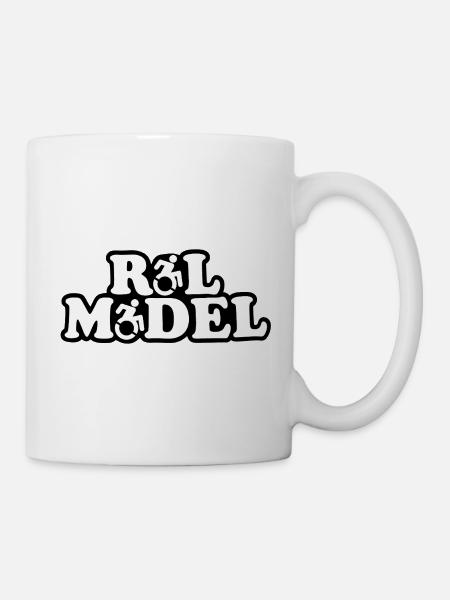 Jeder Rollstuhlnutzer ist ein Vorbild # - Tasse - Weiß