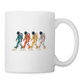 T-shirt de voyage spatial avec défilé des astronautes - Mug blanc - blanc - Droite