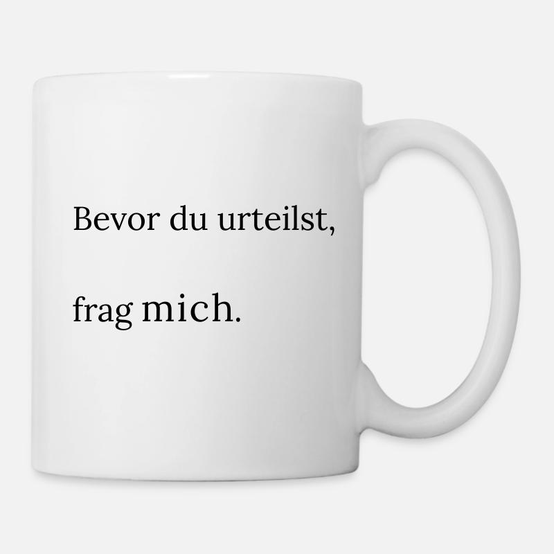 Frag_mich - Mug blanc - blanc