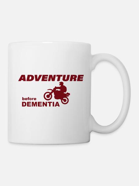MOTORCYCLE ADVENTURE - Tasse - Weiß