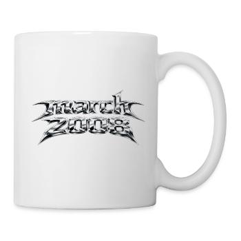 T-shirt homme 18 anniversaire mars 2008 - Mug blanc - blanc - Droite